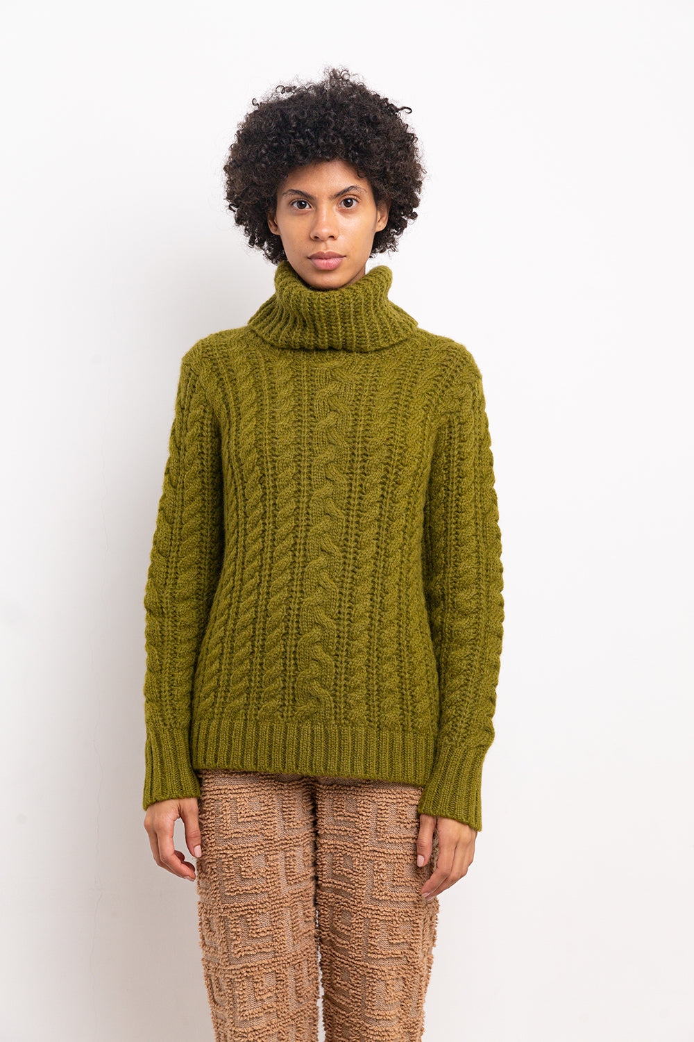 Huascaran Sweater - Fem Green